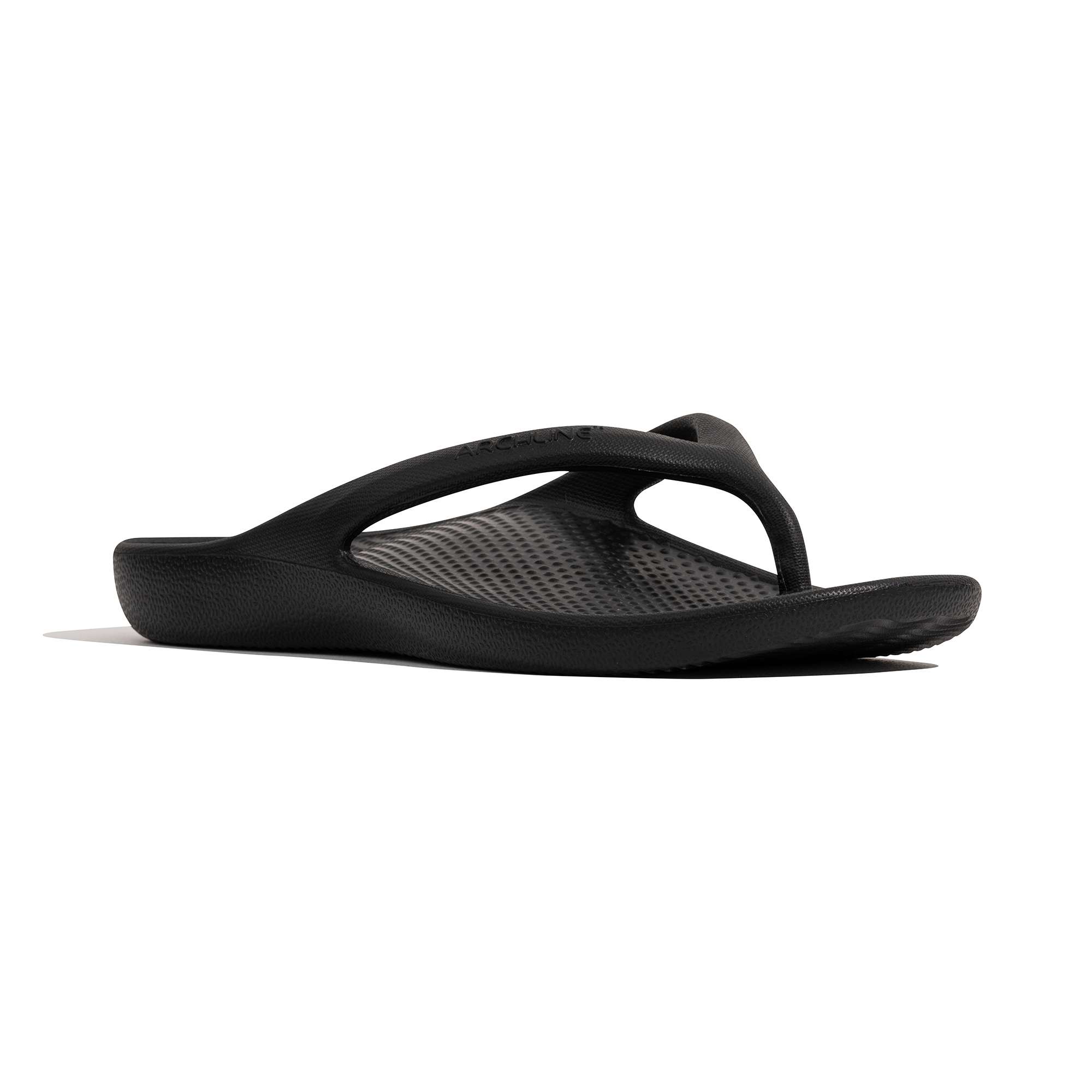 Archline Rebound Thongs - Black - Image 3