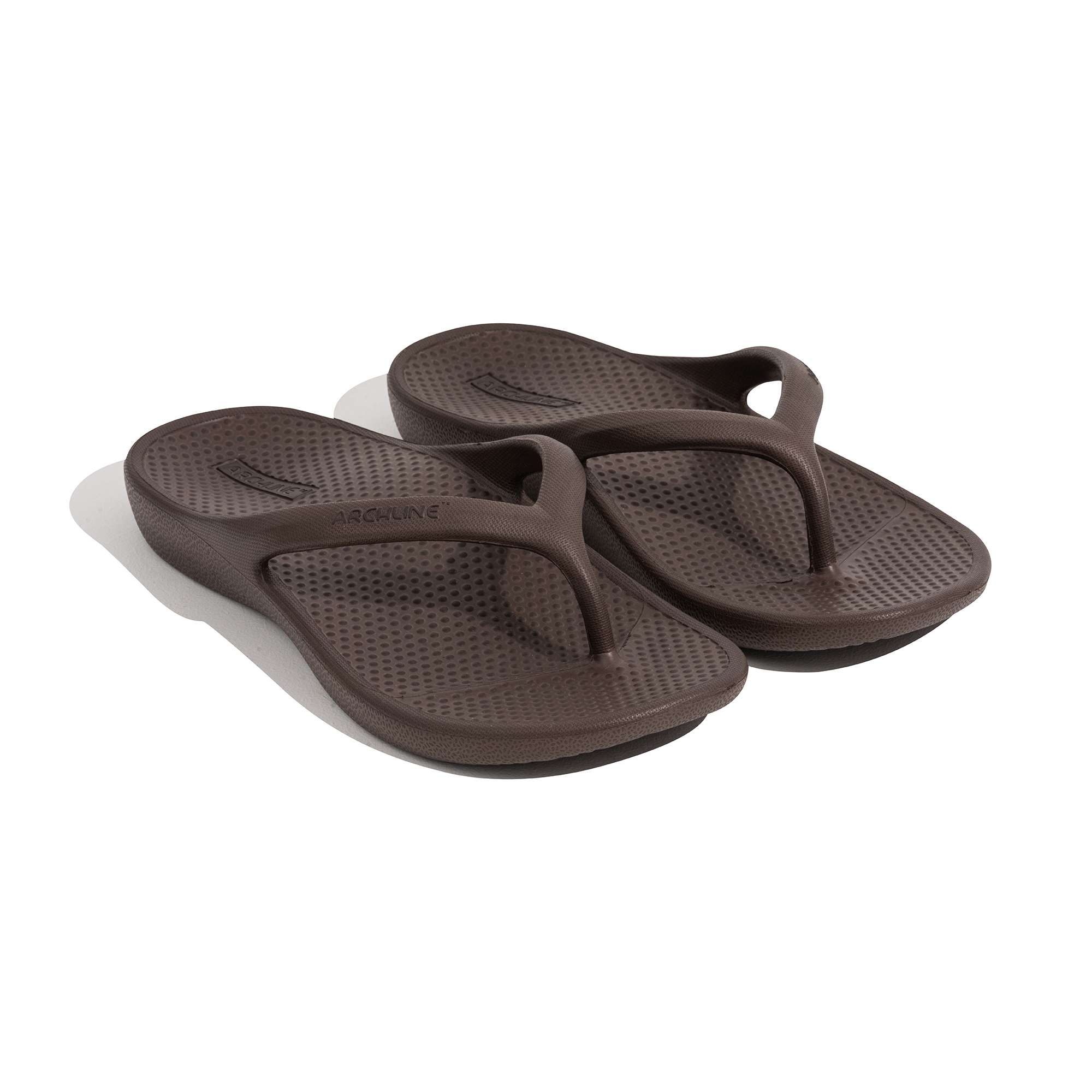 Archline Rebound Thongs - Brown