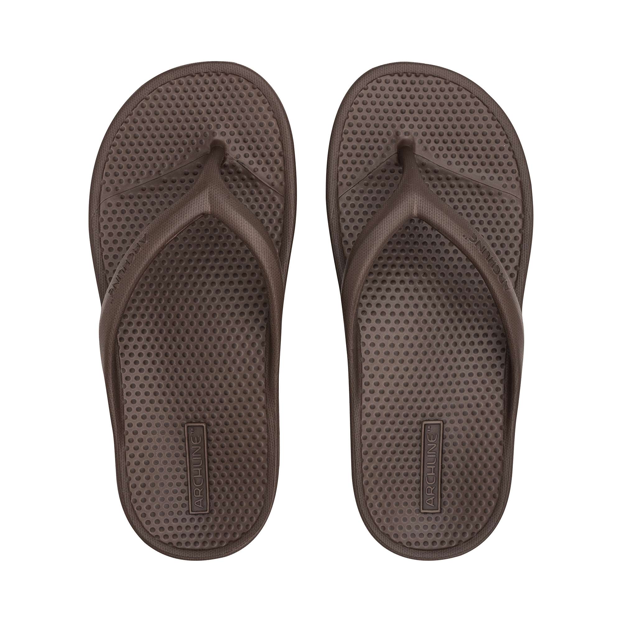 Archline Rebound Thongs - Brown - Image 2