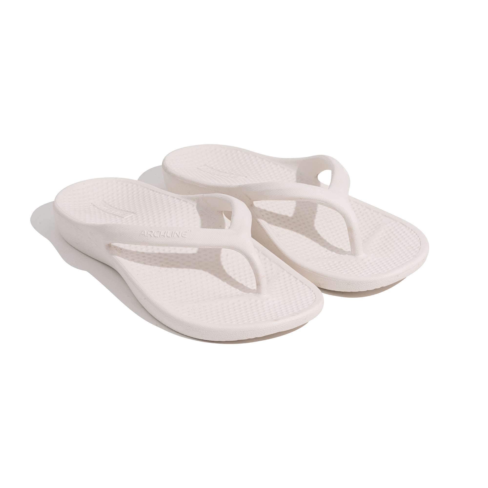 Archline Rebound Thongs - White