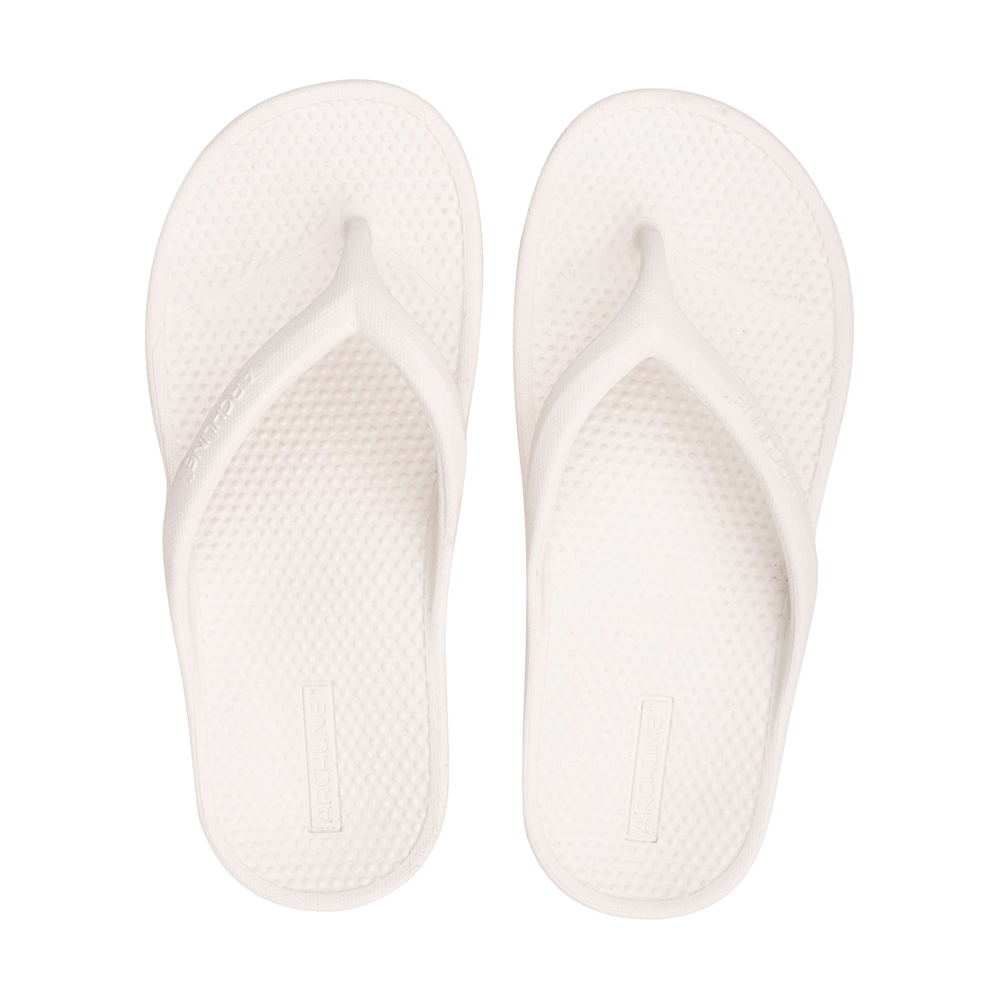 Archline Rebound Thongs - White - Image 2