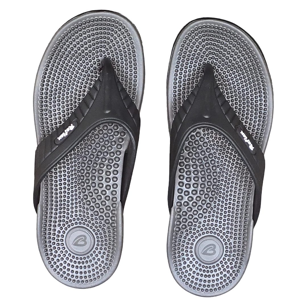 LifeBalance Massage Sandals Graphite/Black