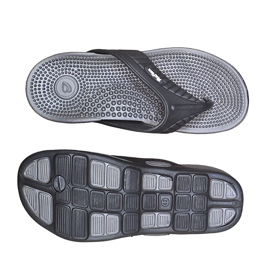 LifeBalance Massage Sandals Graphite/Black - Image 2