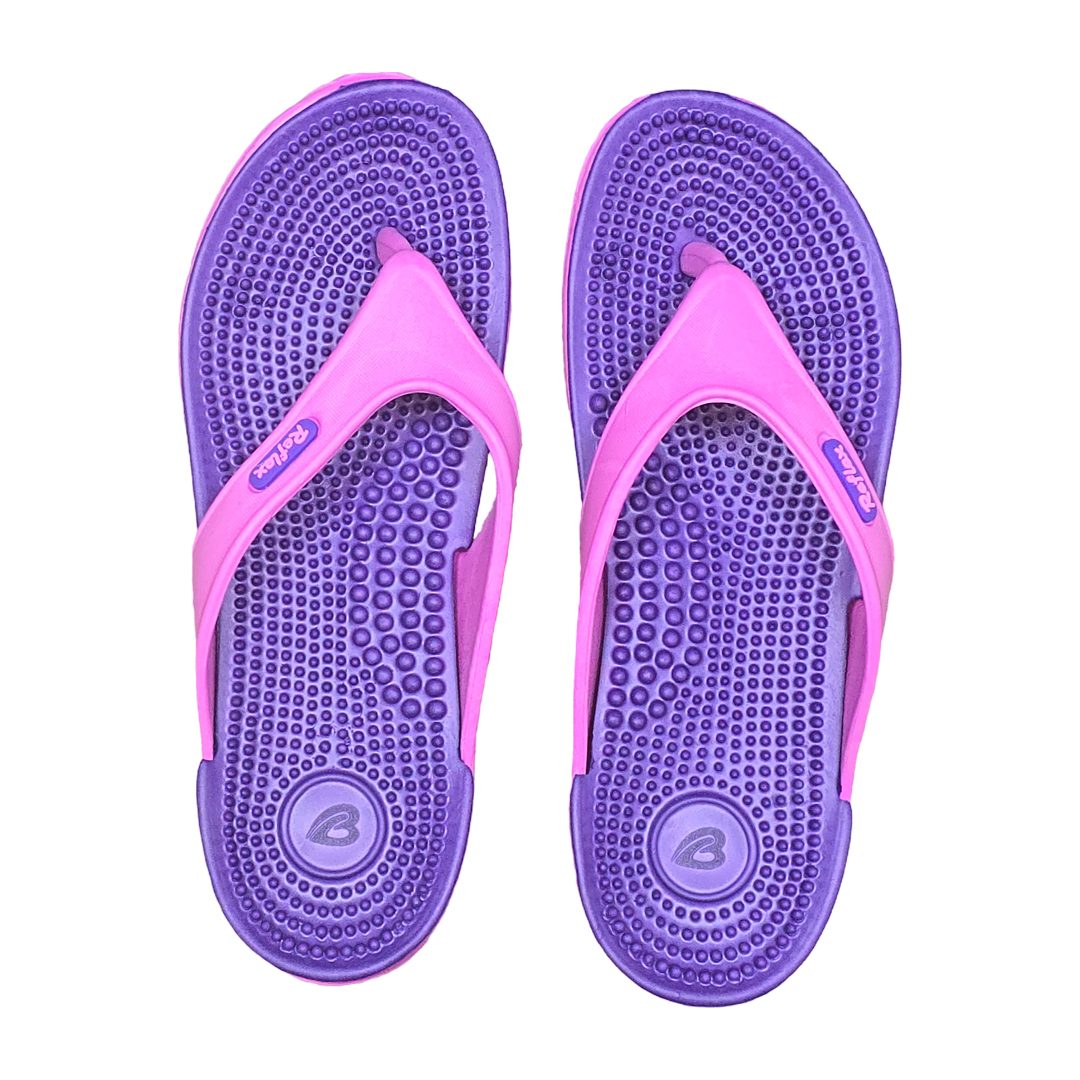 LifeBalance Massage Sandals Purple/Pink